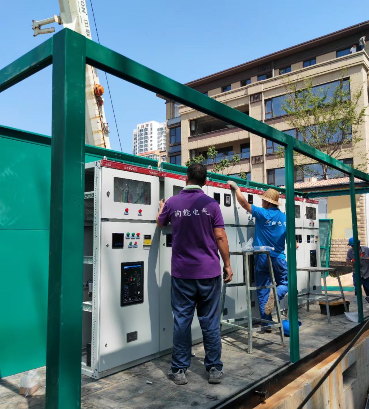 小区箱变安装